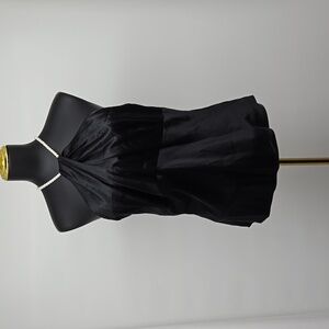 Michael Kors Petite Pearl Strap Black Halter Top Silk Sleeveless Keyhole Size 12